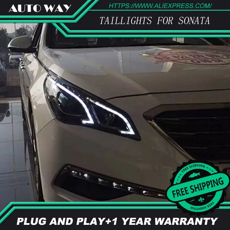 Бесплатная доставка! Автомобильный Стайлинг светодиодный чехол для фар Hyundai Sonata