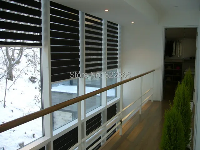 Бесплатная доставка Качество двухслойная полосатые рольставни сделан на заказ