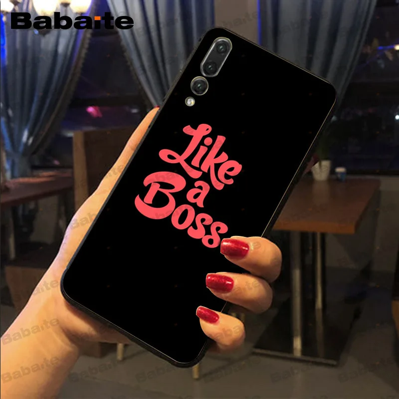 Babaite Boss Girl Lady like a boss сотовый Чехол для телефона huawei mate 10 lite p20lite p9lite nova 3i honor 8x mate20 pro funda