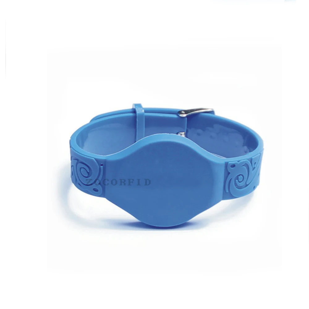 

10pcs/lot 125Khz RFID EM4100 Waterproof Proximity Smart Card wristband bracelet ID card for access control