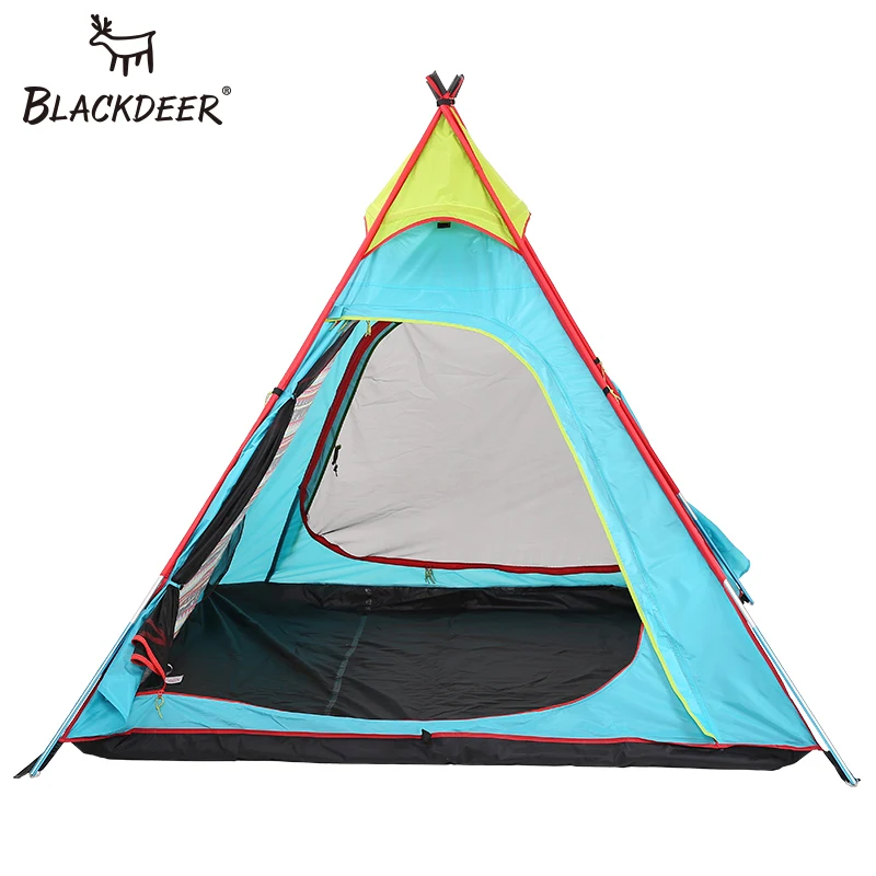 BLACKDEER туристическая палатка в индийском стиле пирамида типи сетка прорезыватель