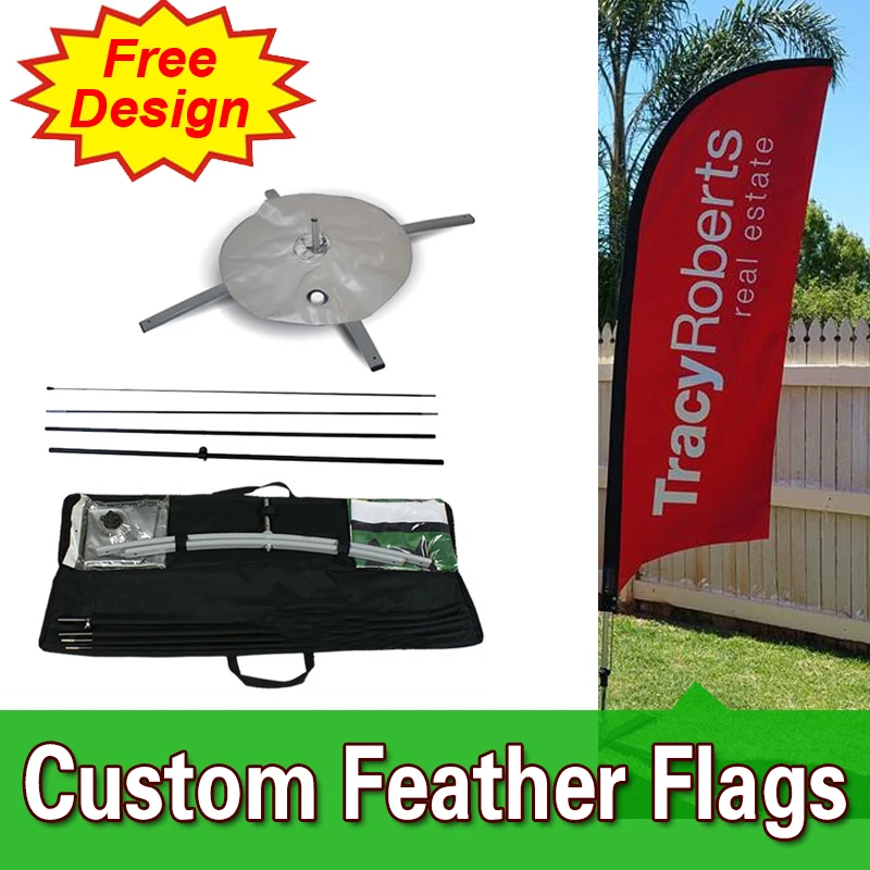 

Double sided Outdoor Feather Banners Flutter Flag with cross base cheap custom free design free shipping wholesale feather flags