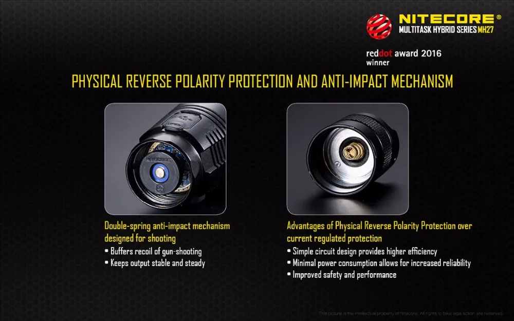 NITECORE MH27 USB Перезаряжаемый фонарик комплект CREE XP-L HI V3 Макс 1000 люмен ручной фонарь луч бросать 462 м тактический фонарь Факел