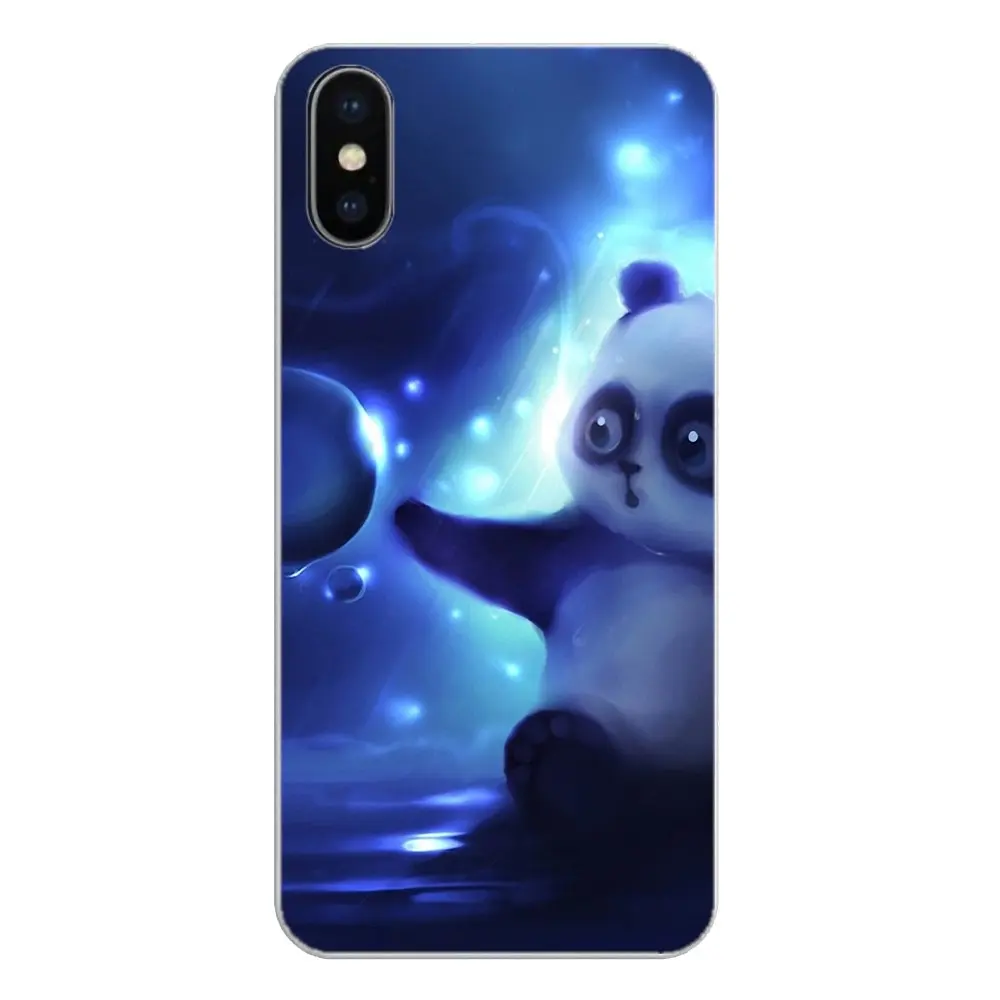 Супер милые мягкие прозрачные чехлы с пандой для Huawei Honor 8 8C 8X9 10 7A 7C Mate 20 Lite Pro P Smart