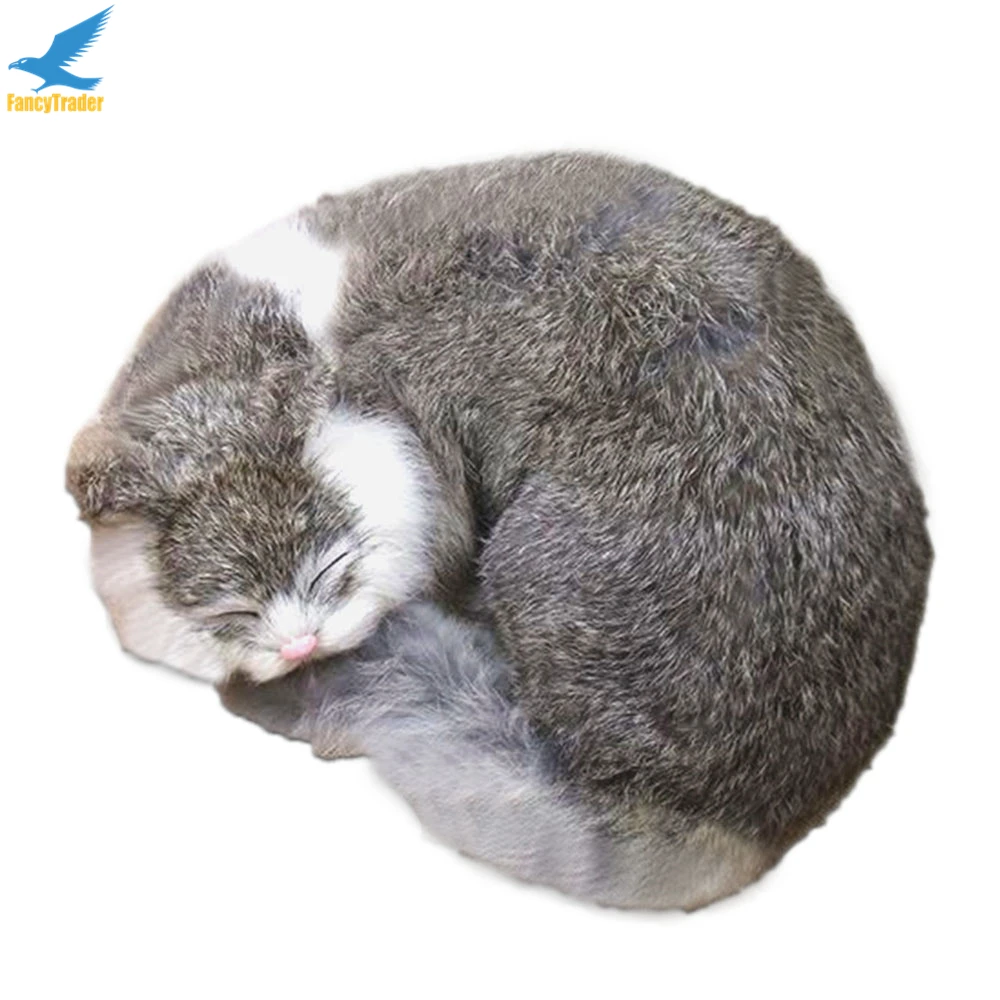 Fancytrader популярная плюшевая имитация кота Реалистичная Милая кукла для домашних