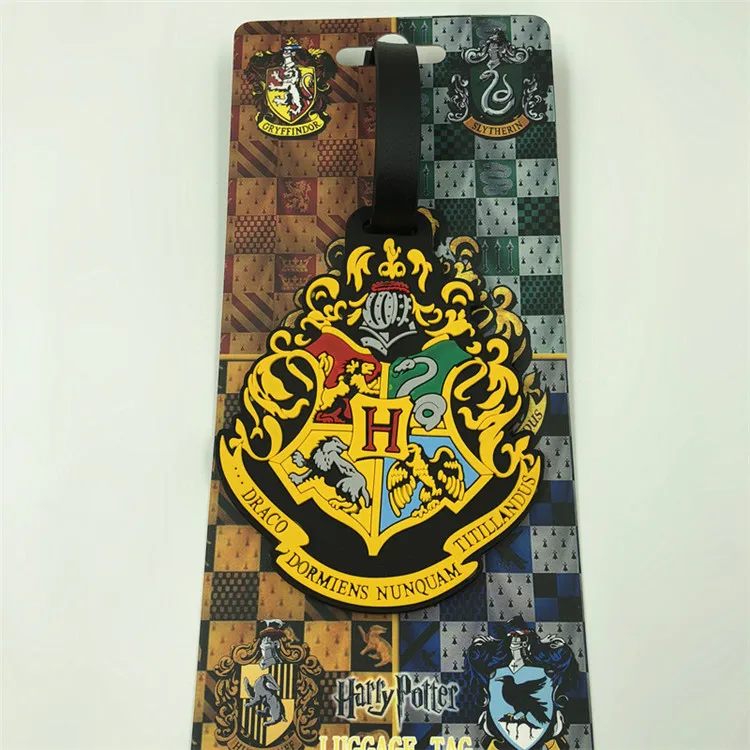 Hogwarts Harri Potter Platform 9 3/4 Хогвартс Гриффиндор Слизерин Ravenclaw Hufflepuff багаж идентификатор метки адрес держатель багажные ярлыки - Цвет: Hogwarts