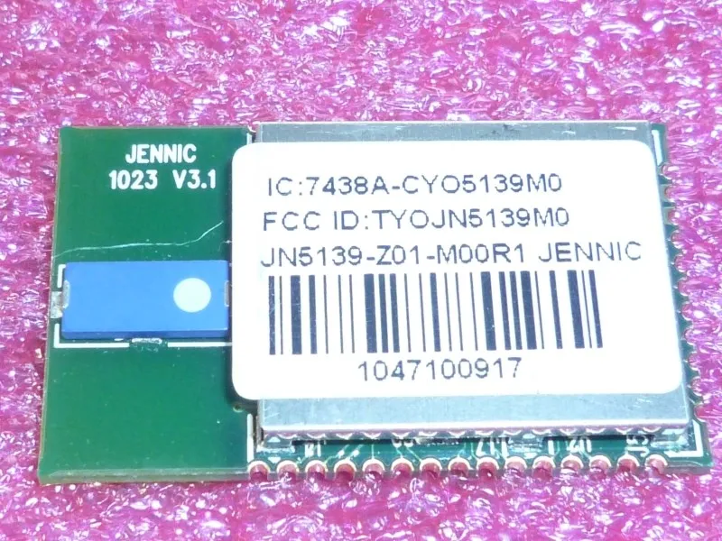 For ZigBee module (standard power) JN5139-Z01-M00R1 camera in kind