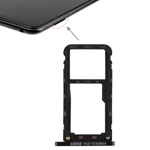 Лоток для sim-карты Xiaomi Mi Max 3 (черный) | Мобильные телефоны и аксессуары