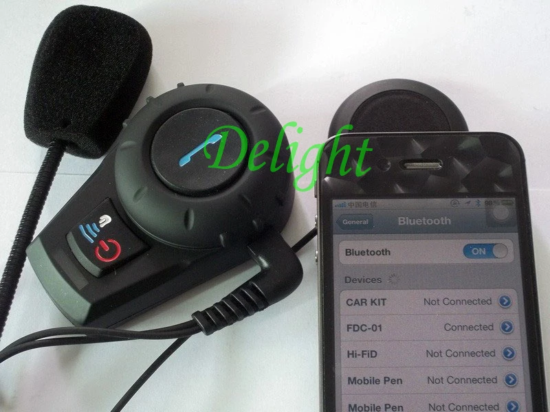 1 шт. FDC беспроводной переговорный GPS динамик гарнитура Bluetooth мотоцикл домофон