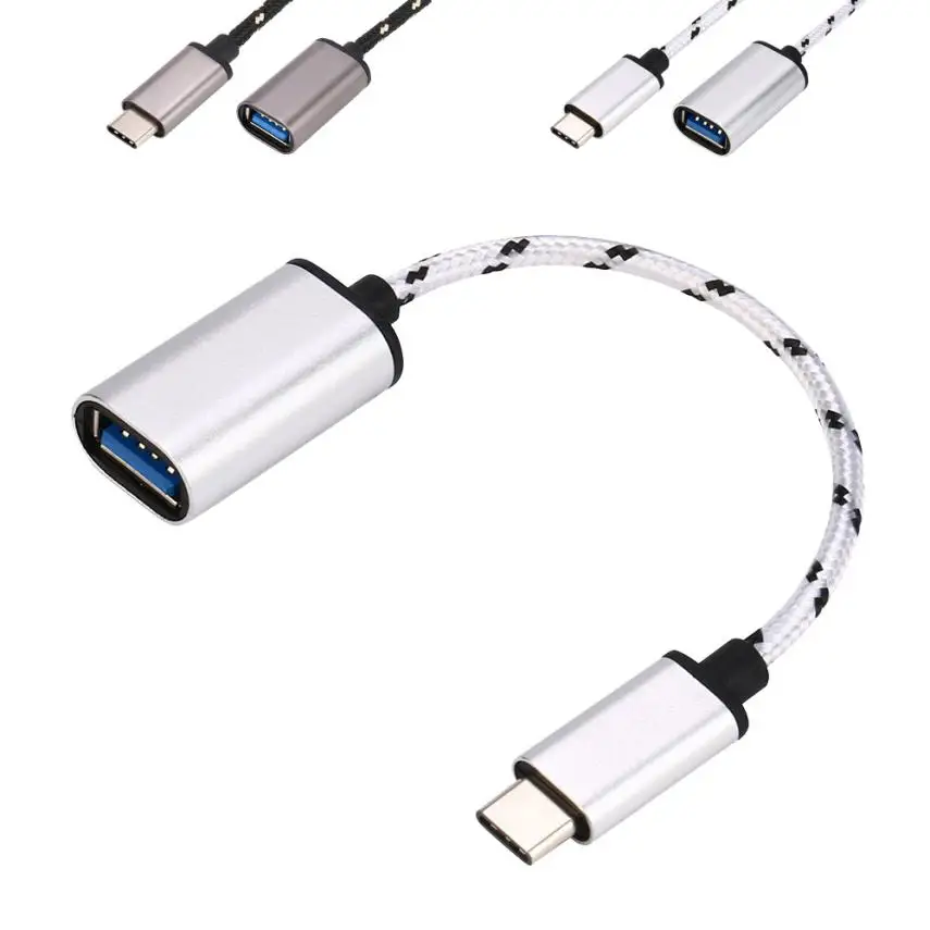 Высокое качество Новый тип c USB C OTG кабель USB3.1 Мужской к USB2.0 a женский разъем