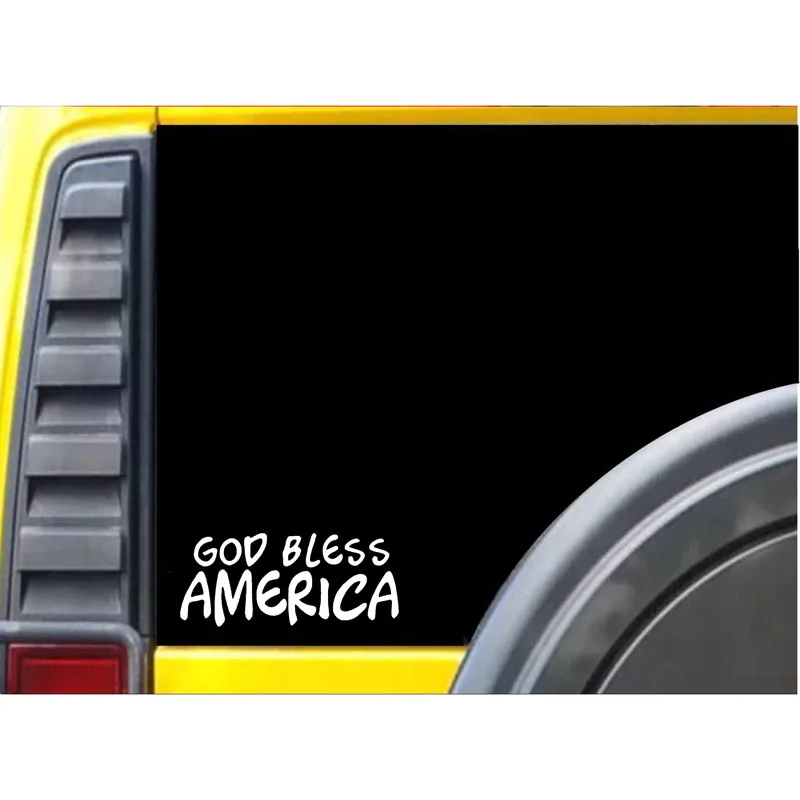 QYPF 16 8 см * 7 2 Индивидуальные виниловые аксессуары GOD BLESS AMERICA автомобильные