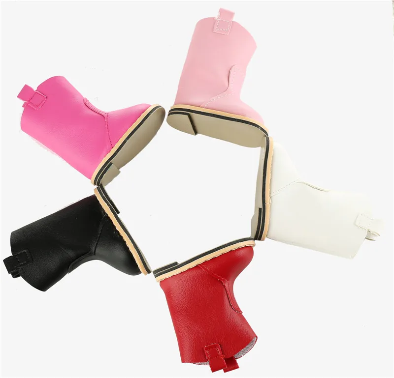 5 цветов Ботинки Martin из искусственной кожи на шнуровке Обувь для 18 дюймов