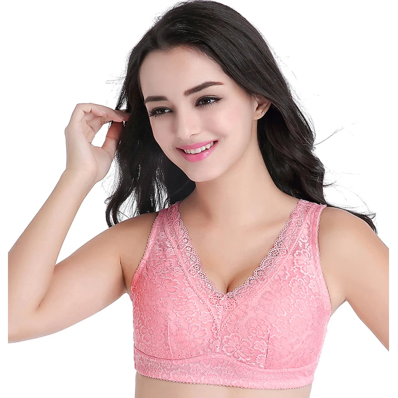 Сексуальный кружевной бюстгальтер для женщин беспроводной тонкий без косточек