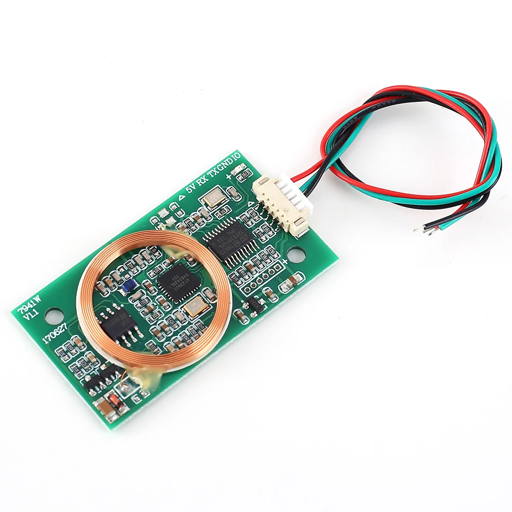 DC 5 В RFID считыватель Беспроводной Модуль UART 3Pin 125 кГц 13,56 МГц считывание карт EM4100 для IC карты PCB аттенна сенсор наборы для Arduino