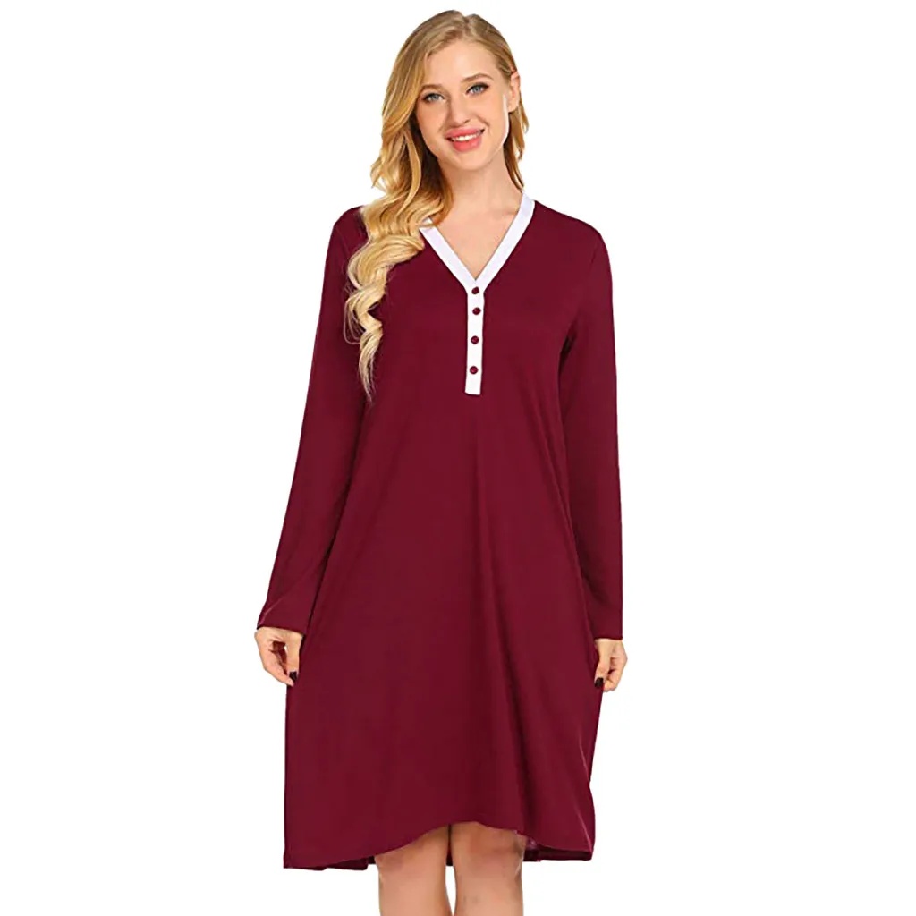 Ночная рубашка для беременных пижамы грудного вскармливания|Сон и отдых| |