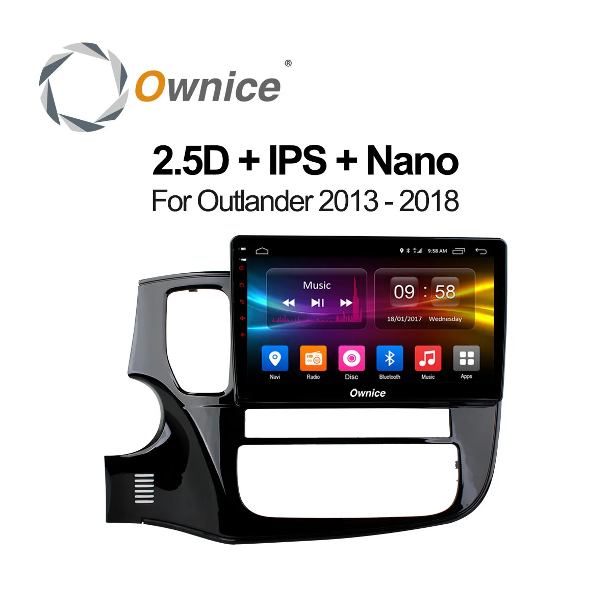 Ownice 8 core 2 г + 32 Android 6.0 автомобиль DVD GPS для Mitsubishi Outlander Авторадио с 10.1 &quotIPS 2.5D Экран 4