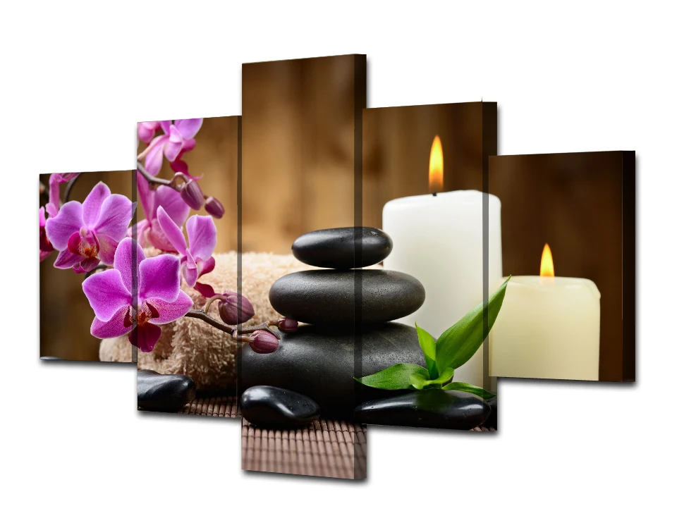 HD Printed Phalaenopsis pink candle Painting Canvas Print room decor print poster picture canvas Free shipping/aa-0005 | Дом и сад