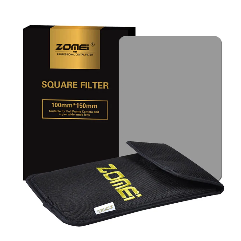 

New Zomei Pro ND2 ND0.3 (2x) 100*150mm 100x150mm 1-Stop Neutral Density Square filter for Cokin Z-PRO Series Holder 100mm*150mm