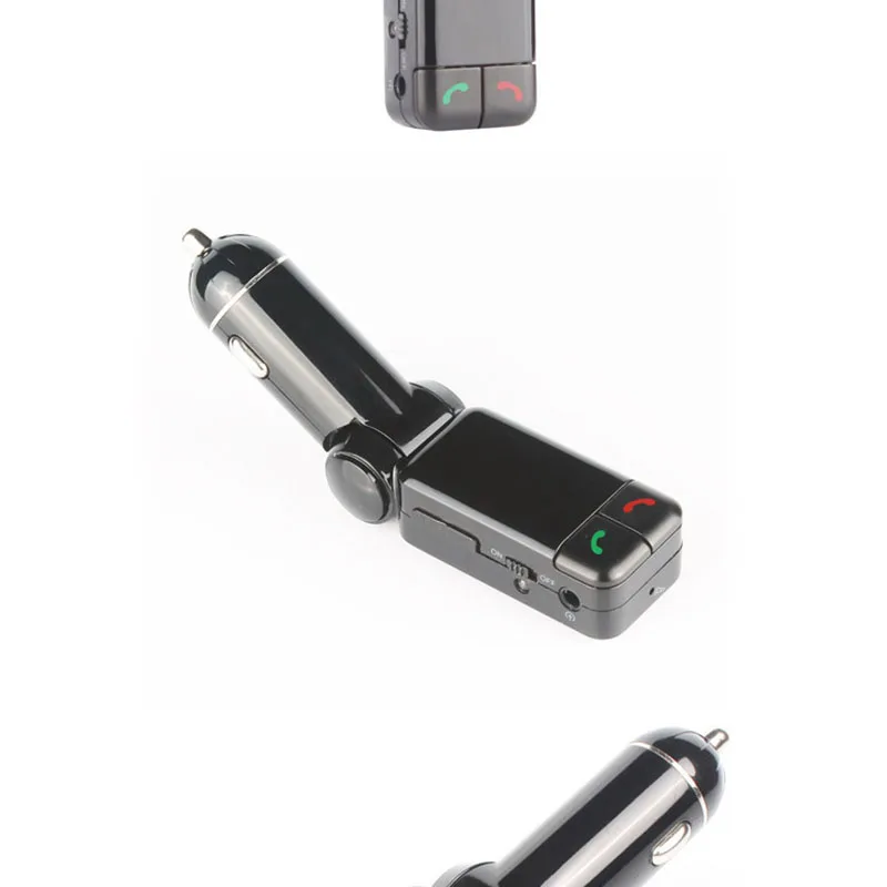 Модный Портативный Автомобильный плеер с двумя USB автомобильное зарядное