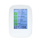 Газовый анализатор, портативный многофункциональный монитор качества воздуха, детектор воздуха, внутреннийнаружный тестер HCHO TVOC, измеритель CO2, тестер H