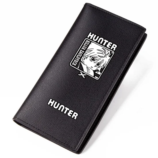 Кошелек Hunter X Cecil Killua Kurapika COS для мобильных игр черный кошелек из искусственной