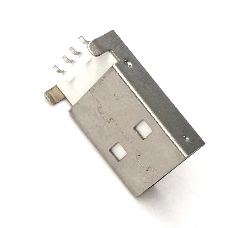 10 шт. USB 2 0 4 контактный разъем типа A белый SMD для передачи данных и