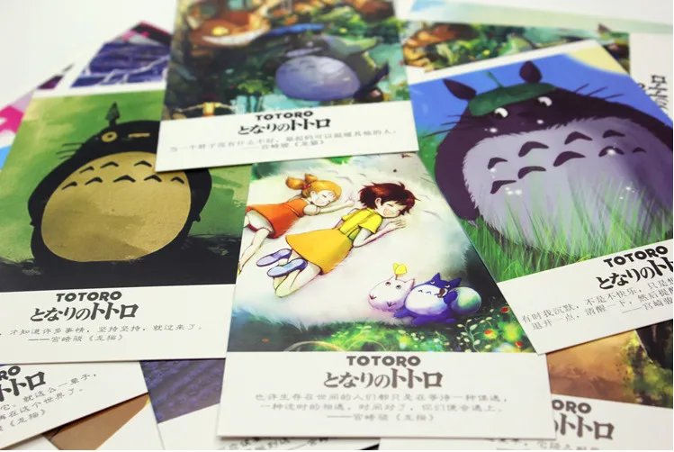 36 шт./компл. &quotСказочные&quot открытки Миязаки поздравительная открытка почтовые