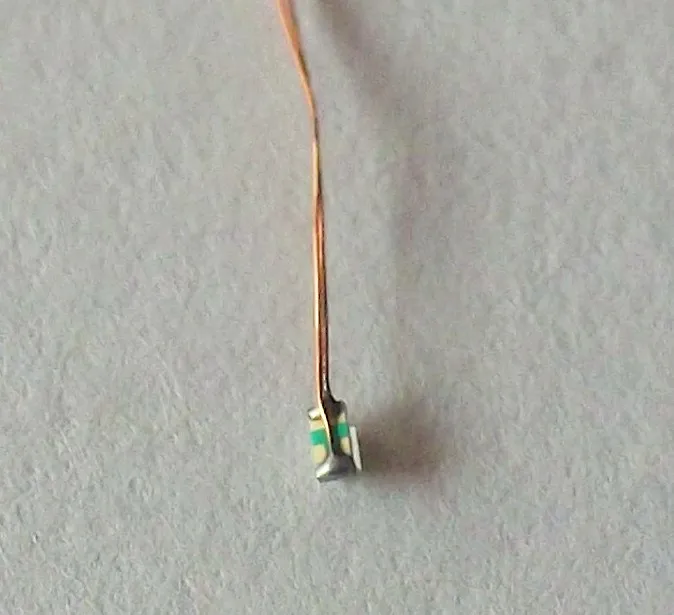 Q0603R 20 шт предварительно паянный SMD светодиод 0603 красный 0 1 мм эмалированный