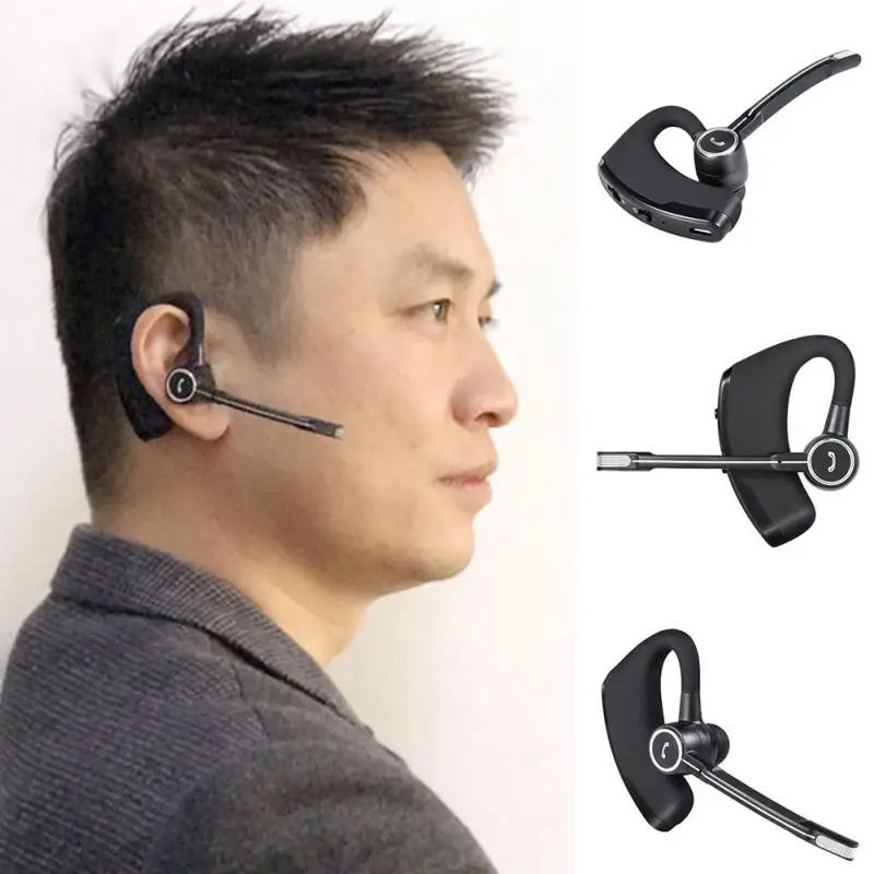 V8 Wireless Bluetooth Earphone with Mic Handsfree Earphones Bluetooth 4.0 Stereo Headphones For Samsung iPhone XiaoMi