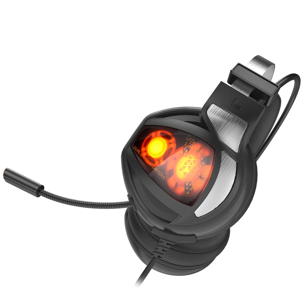 Aibesser портативный двойной катушки headfone USB тяжелый бас и высокой ноте громкой связи