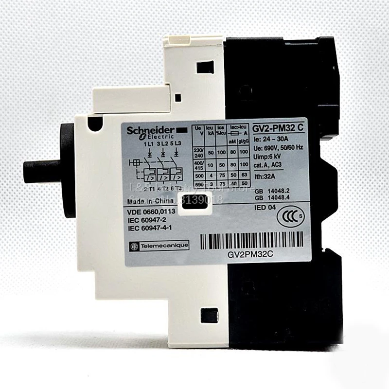 Новый оригинальный Schneider GV2 PM32C двигатель выключатель защиты GV2PM32C 24 32A 3P Тип