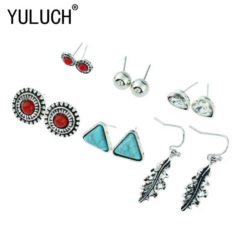 Серьги YULUCH из сплава женские простые элегантные ювелирные украшения в виде