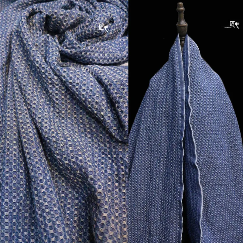 45 см * 160 см/шт. Сотовая текстура трехмерная вогнутая и выпуклая джинсовая куртка