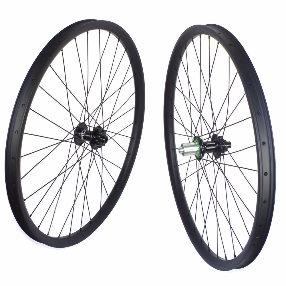 29ER MTB Углеродные колеса 27 мм 35 Ширина бескамерная углеродная колесная пара