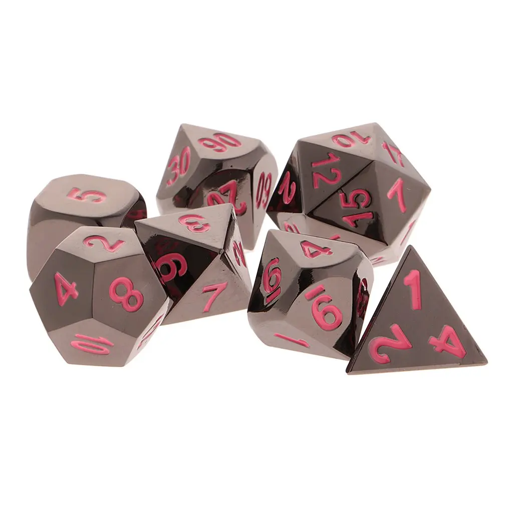 7 шт полифеновые D4 D20 игральные кости шейкер Кубок для подземелий и драконов MTG RPG