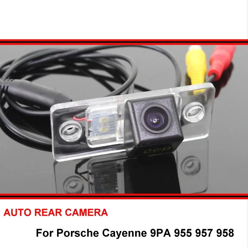 Парковочная камера заднего вида для автомобиля Porsche Cayenne 9PA 955 957 2002 ~ 2010 HD CCD ночное