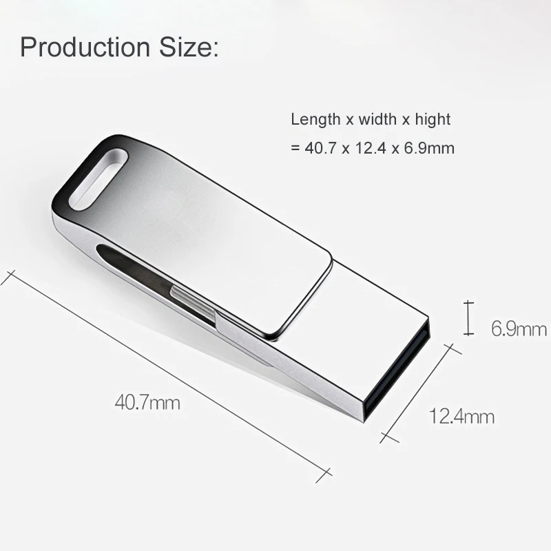 Мини USB флеш накопитель с поддержкой OTG флешка на 64 ГБ 8 16 32 U карта для Android флэш