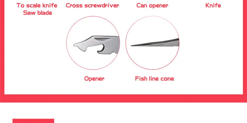 Angryfish многофункциональные инструменты плоскогубцы L5 рыболовные крючки алюминиевые рыболовные зажимы разъемное кольцо резаки рыболовные крючки для удаления