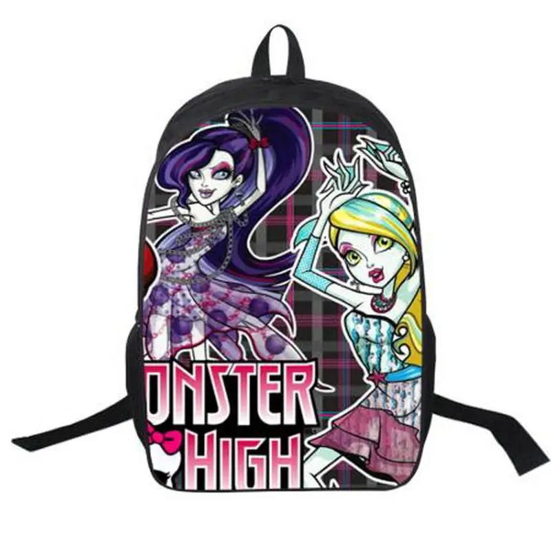 2018 женские сумки moive Monster High Рюкзак Студенческая школьная сумка для девочек и
