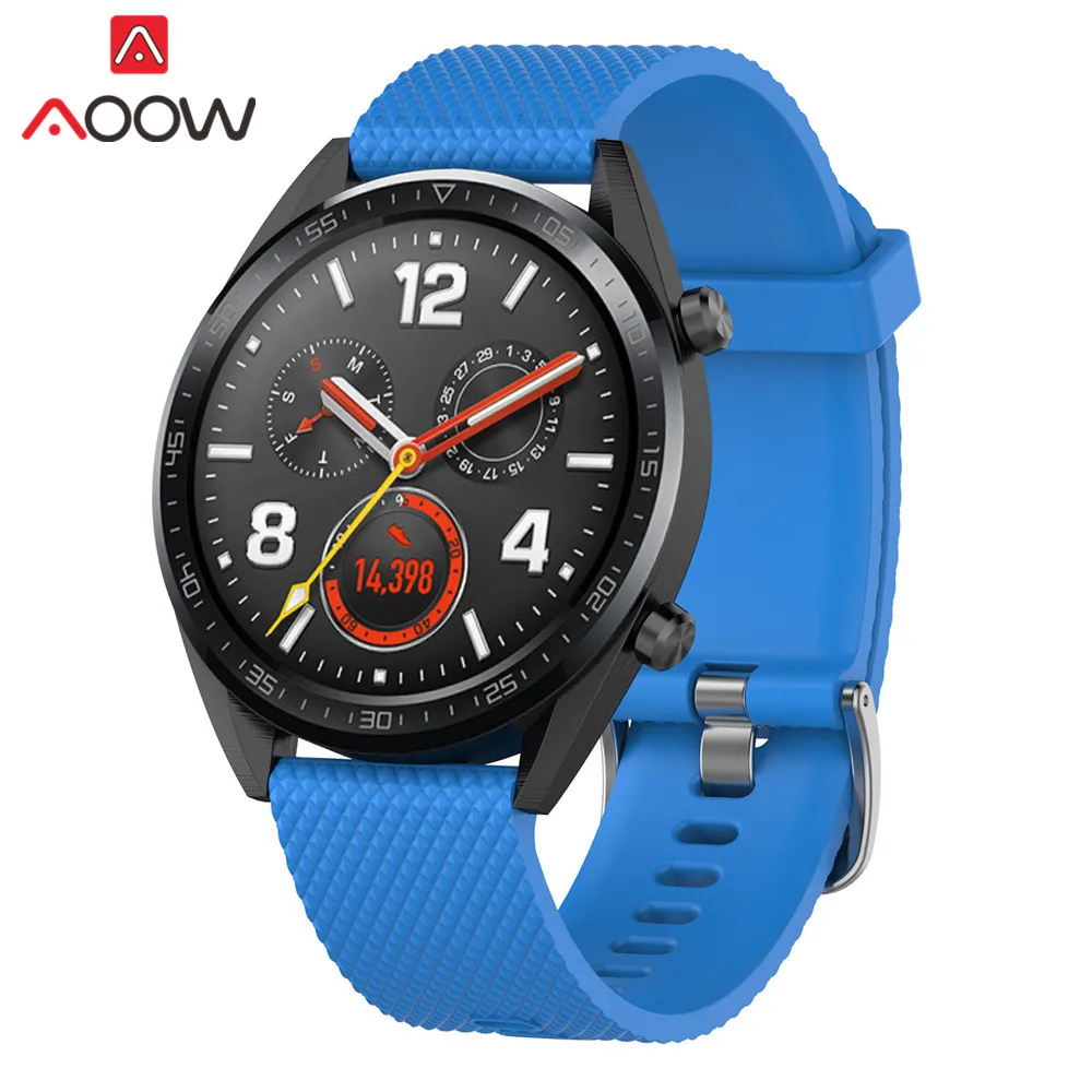 20 мм 22 мм силиконовый ремешок для huawei GT honor watch Magic galaxy watch 42 мм 46 мм active huami amazfit pace ремешок Bip ремешок для часов