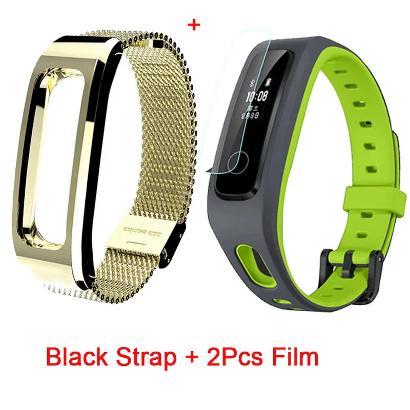 Color 6 Ремешок Mijobs Milans для huawei Honor Band 4, версия для бега, умный Браслет, сменные часы из нержавеющей стали для Honor Band 4, для бега - Цвет: Color 6