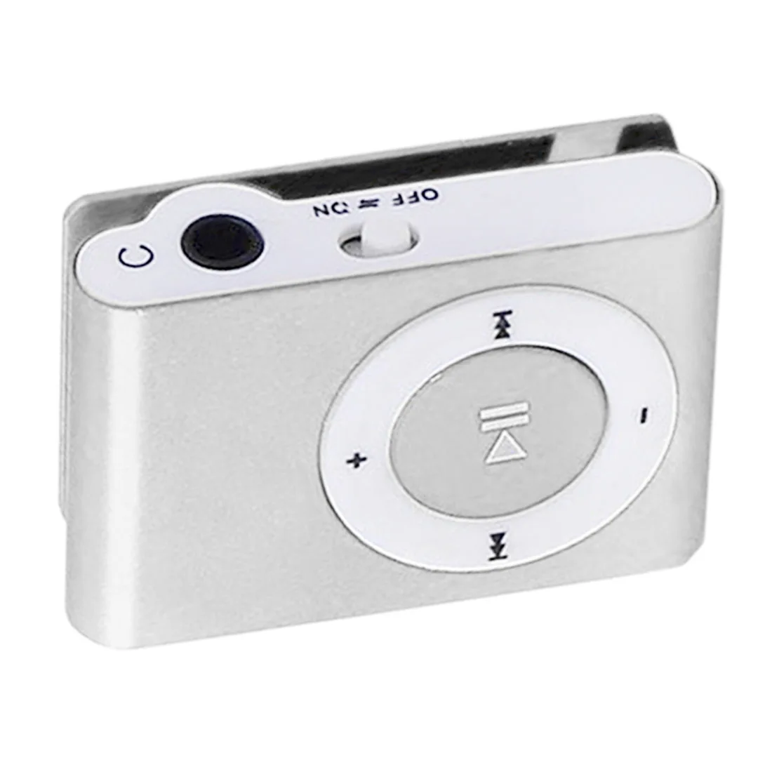Silver Портативный mp3-плеер, мини MP3-плеер с зажимом и разъемом TF, хороший звук, лучший подарок, водонепроницаемый спортивный MP3 музыкальный плеер Walkman MP3 - Цвет: Silver
