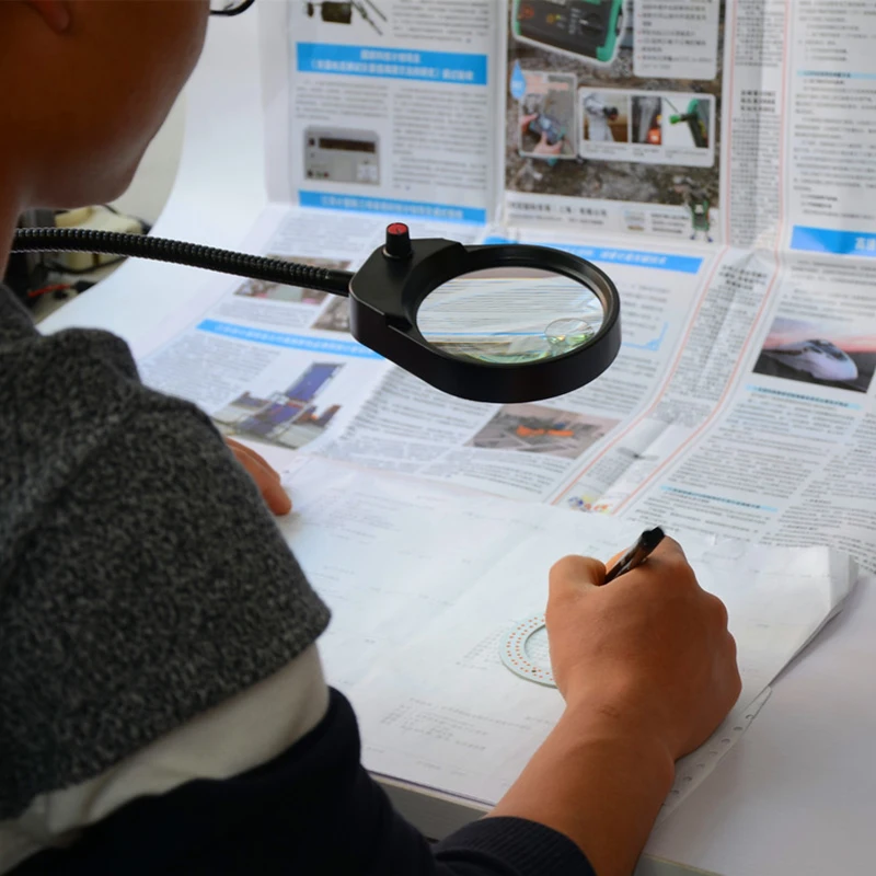 USB светодиодная настольная лампа с зажимом Гибкая Настольная для прикроватной