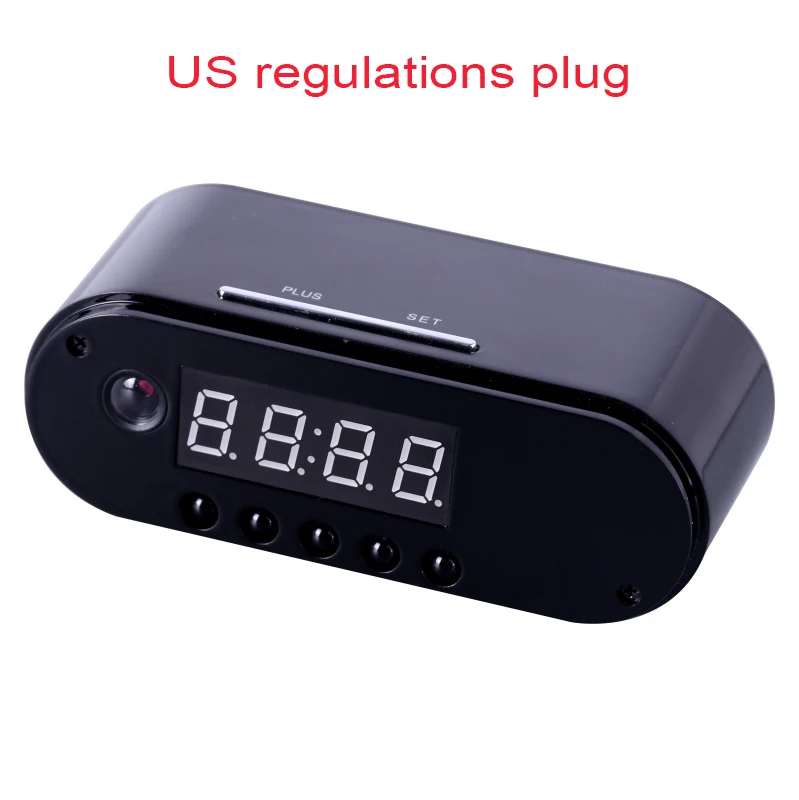 USA Charger Z10 мини Камера будильник Форма P2P Livecam ИК Ночное видение Wi-Fi камера IP 1080 P Full HD DV DVR видеокамера Wi-Fi Remote Control6 - Цвет: USA Charger