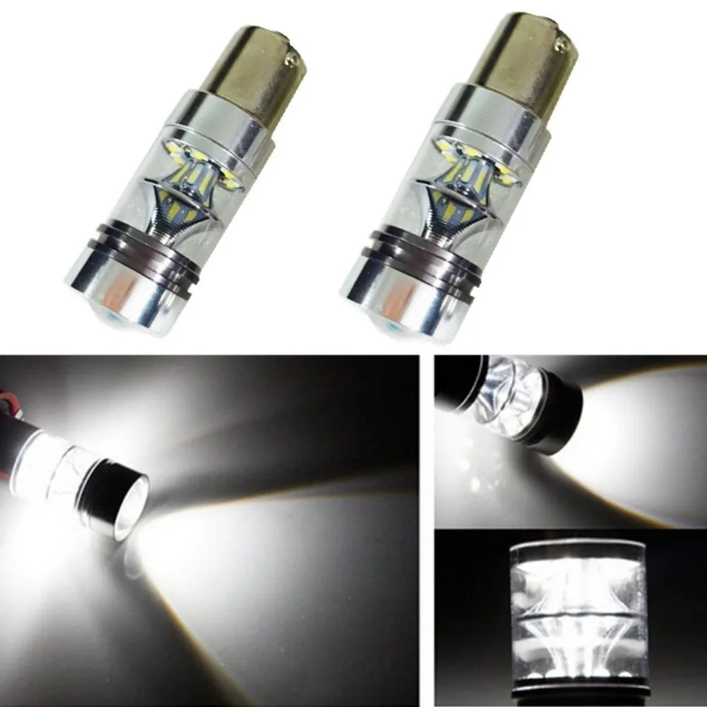 

75 Вт Высокая мощность CREE чип 1157 BAY15D 1034LL,1157A 7528 белые светодиодные лампы s лампы для автомобильного сигнала поворота Стоп-сигнал задний фонарь...