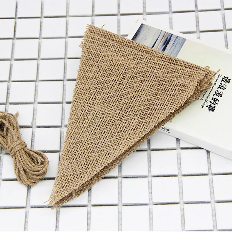 Винтажная джутовая веревка фотография реквизит 3 м|Флажки вымпелы и конфетти| |