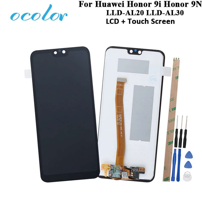 Ocolor для Huawei Honor 9i 2018 LCD 9N LLD AL20 AL30 сенсорный экран дигитайзер Замена с инструментами