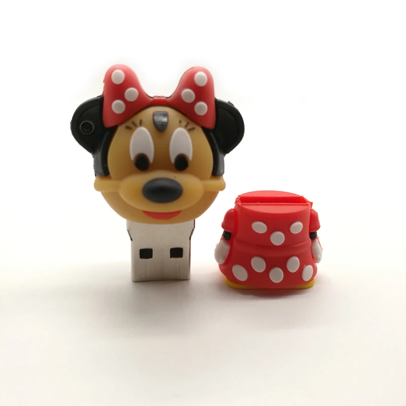 USB флеш накопитель с Микки и Минни милая мышь 64 ГБ 32 16 8 4 Гб прекрасный подарок