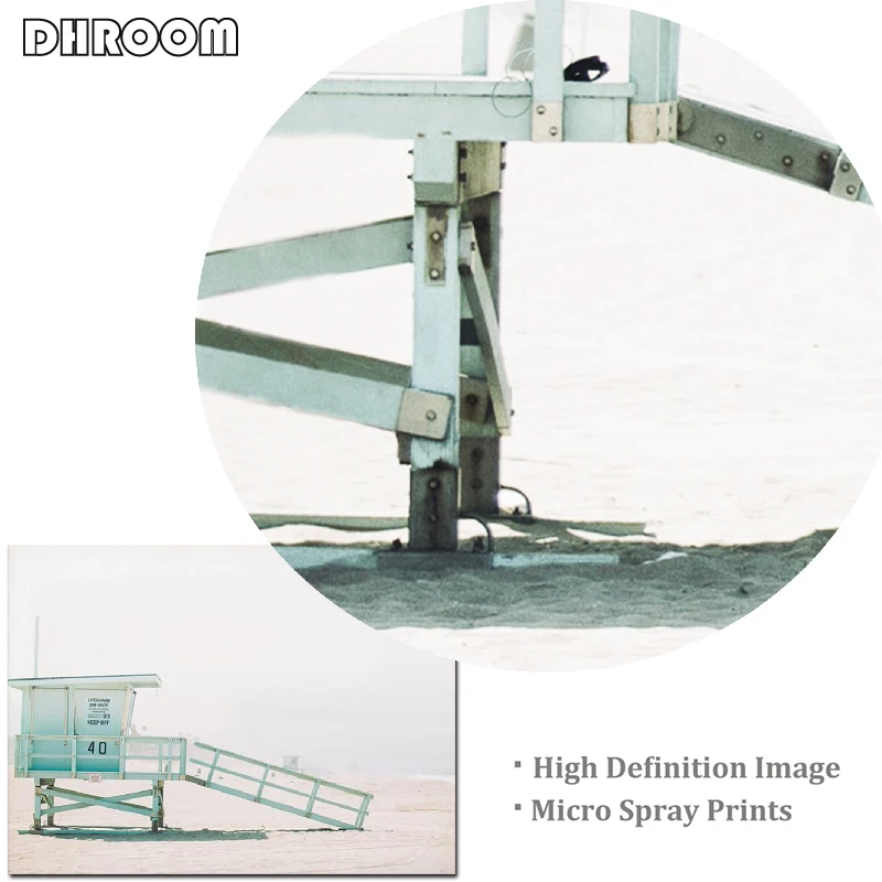 Постер с изображением бережного пейзажа Настенная картина принтом пляжа океана