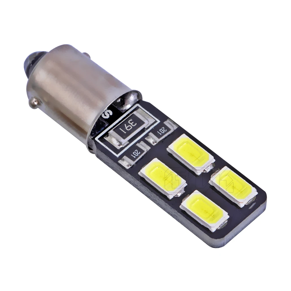 Светодиодная автомобильная лампа canbus 194 W5W Canbus BA9S 8smd 5630 5730 10 шт./лот бесплатная
